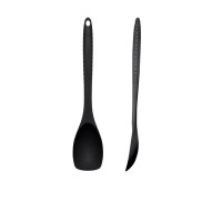 Black Silicone Spoon